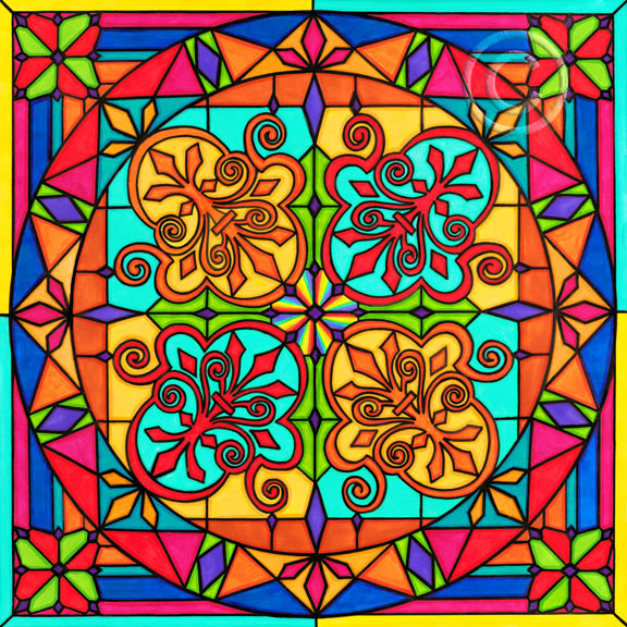 Mandala 12 Mosaic